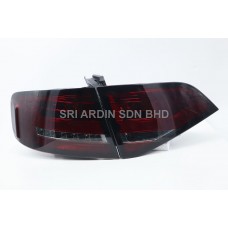 AUDI A4 B8 09-12 Red Smoke Light Bar LED Tail Lamp